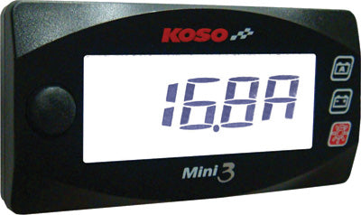 KOSO MINI 3 AMP VOLT METER PART# BA003190 NEW