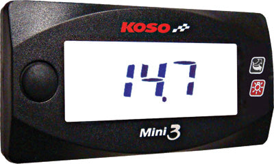 KOSO MINI 3 NARROW BAND AIR/FUEL RATIO METER PART# BA003211 NEW