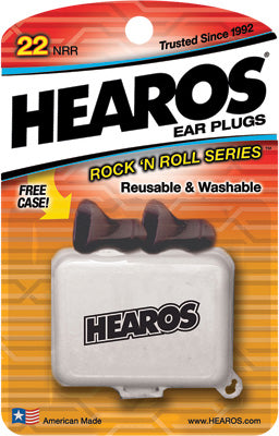 HEAROS ROCK 'N ROLL EAR PLUGS 1 PAIR 309