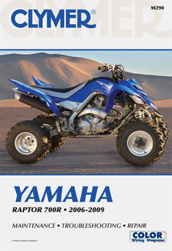 CLYMER REPAIR MANUAL YAM RAPTOR 700 PART NUMBER CM290