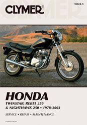 CLYMER 1982-1983 Honda CM250C Custom REPAIR MANUAL M324-5