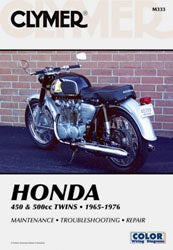CLYMER 1975-1976 Honda CB500T Twin DOHC REPAIR MANUAL M333