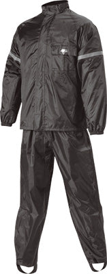 Nelson-Rigg WP-8000 RAIN SUIT BLACK X-LARGE # WP-8000-BLK-04-XL NEW