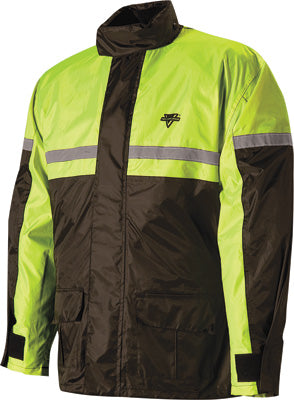 NELSON-RIGG SR-6000 STORMRIDER RAIN JACKET BLACK/HI-VIS 2-XLARGE SR-6000-HVY-05-