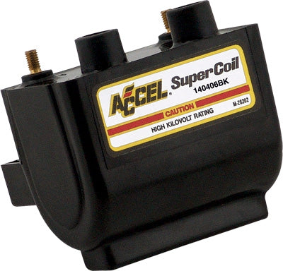 ACCEL DUAL FIRE SUPER COIL BLACK 4.7 OHM PART# 140406BK NEW