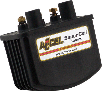 ACCEL SINGLE FIRE SUPER COIL BLACK 3.0 OHM PART# 140408BK NEW