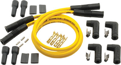 ACCEL 4 PLUG WIRE SET YELLOW 8.8MM PART# 170082 NEW