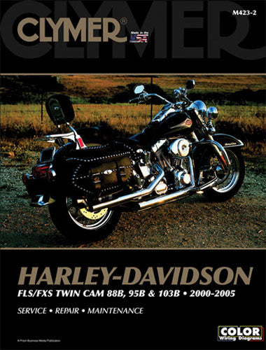 CLYMER 2000-2005 Harley-Davidson FLSTF Fat Boy REPAIR MANUAL M423-2