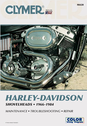 CLYMER 1977-1982 Harley-Davidson FXS Low Rider REPAIR MANUAL M420