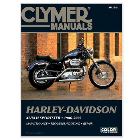 CLYMER 1986-2003 Sportster Evolution Harley Davidson M4295 MANUAL HD XL XLH 86-0