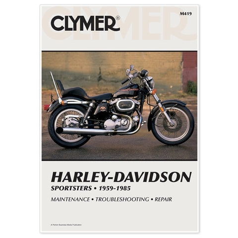 CLYMER 1972-1985 Harley-Davidson XLH1000 Sportster 1000 REPAIR MANUAL M419