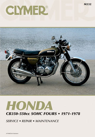 CLYMER 1975-1977 Honda CB550F Super Sport REPAIR MANUAL M332