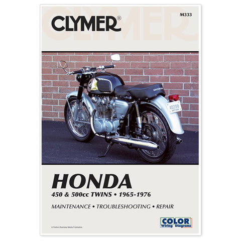 CLYMER 1965-1976 450 & 500cc Twins Honda C-M333 MANUAL HON 65-76