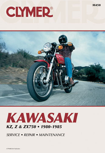 CLYMER 1980-1982 Kawasaki KZ750B 2cyl REPAIR MANUAL M450