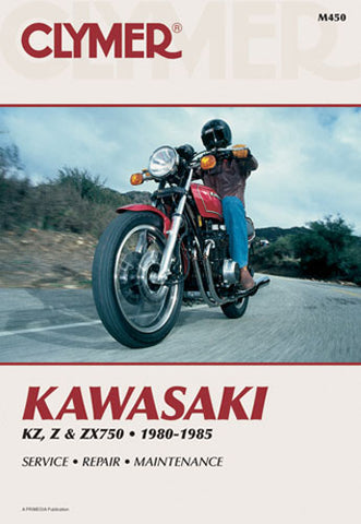 CLYMER 1982 Kawasaki KZ750R GPZ 4cyl REPAIR MANUAL M450