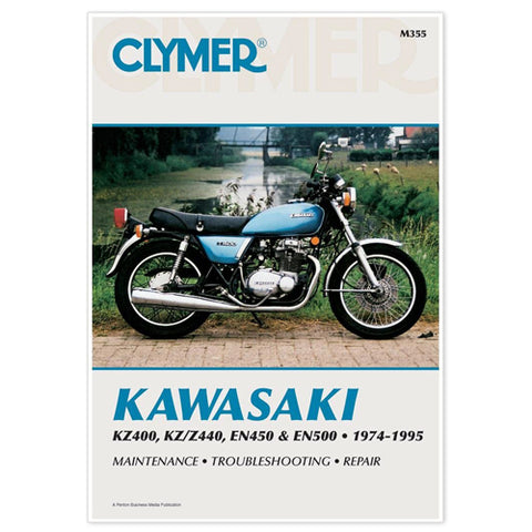 CLYMER 1975-1977 Kawasaki KZ400S Special REPAIR MANUAL M355