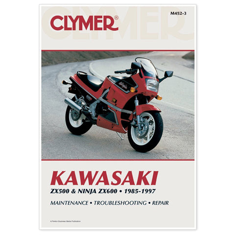 CLYMER 1985-1997 ZX500 & 600 Ninja Kawasaki M4523 MANUAL KAW 85-97
