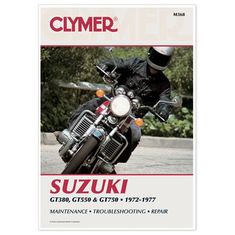 CLYMER 1972-1977 Suzuki GT380 REPAIR MANUAL M368