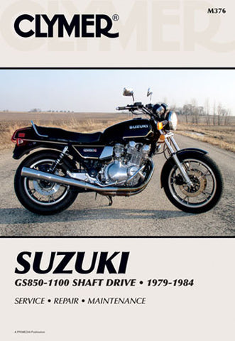 CLYMER 1979-1984 GS850-1100 Shaft Drv Suzuki M376 MANUAL SUZ 79-84