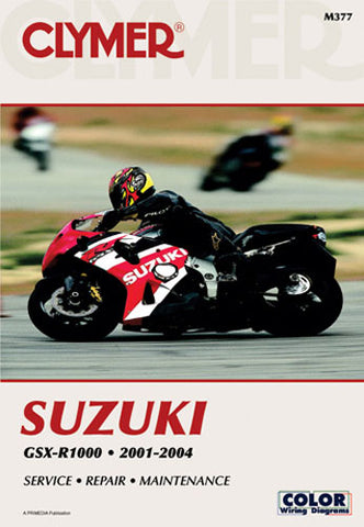 CLYMER 2001-2004 Suzuki GSX-R1000 REPAIR MANUAL M377