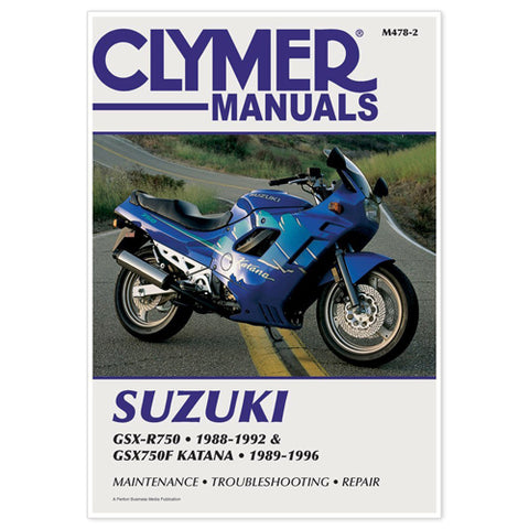 CLYMER 1988-1996 GSXR750 GSX750F Katana Suzuki M4782 MANUAL SUZ KATN 88-96