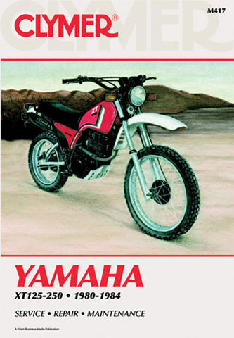 CLYMER 1980-1984 Yamaha XT250 REPAIR MANUAL M417