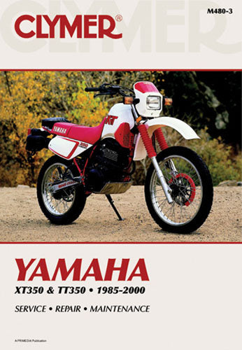 CLYMER 1985-2000 XT350 & TT350 Yamaha M4803 MANUAL YAM 85-00