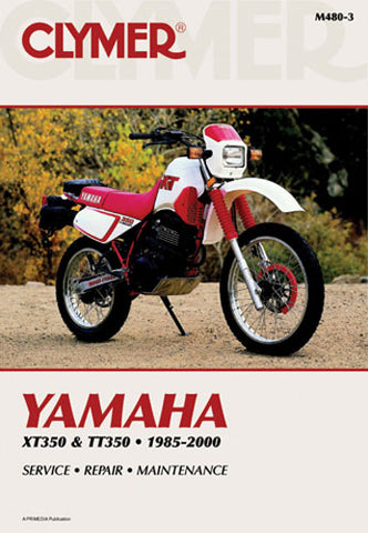 CLYMER 1985-2000 XT350 & TT350 Yamaha M4803 MANUAL YAM 85-00