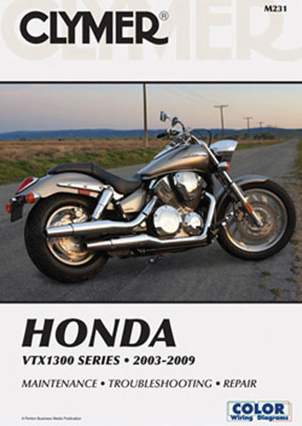 CLYMER 2005-2009 Honda VTX1300R Retro cast REPAIR MANUAL M231