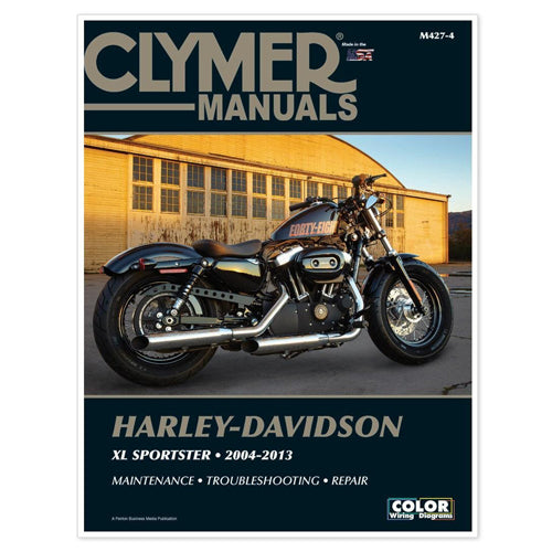 CLYMER 2004-2009 Harley-Davidson XL1200C Sportster 1200 Custom REPAIR MANUAL M42