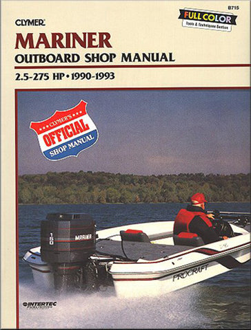 CLYMER CLYMER MANUAL MARINER 2.5-275HP OB 90-1993 B715