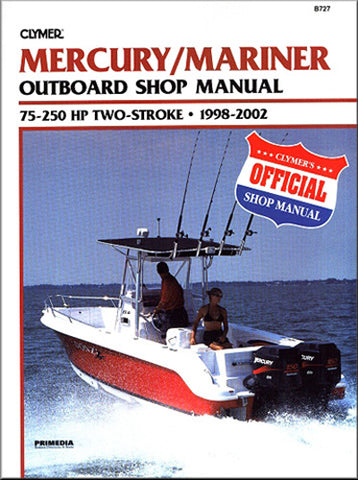 CLYMER B727 MANUAL MRCRY MRNE 2 STRK OUTBRD 75-250HP