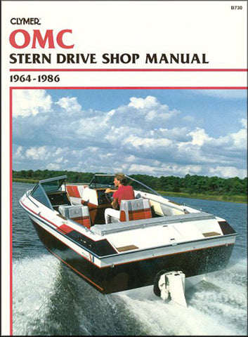 CLYMER B730 MANUAL OMC STERN DRIVE 1964-1986
