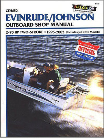 CLYMER B7352 MANUAL EVIN JHNSN 2-70HP 95-03
