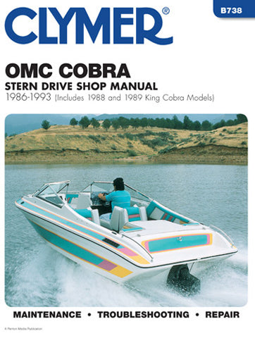 CLYMER CLYMER MANUAL OMC COBRA STRN DRV 86-1993 B738