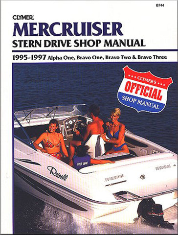 CLYMER CLYMER MANUAL MERCRUISER STRNDRV 95-1997 B744
