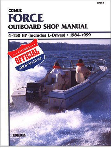 CLYMER B7514 MANUAL FORCE OB 4-150HP & L-DRV 84-99