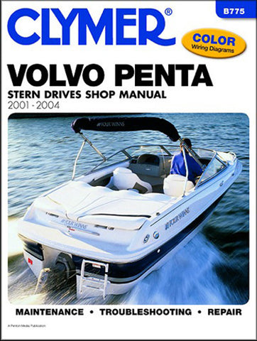 CLYMER B775 MANUAL VOLVO PENTA STERN DRIVE 01-04