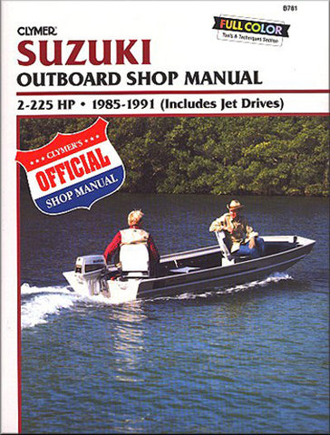 CLYMER B781 MANUAL 2-225 HPOB & JT D85-91