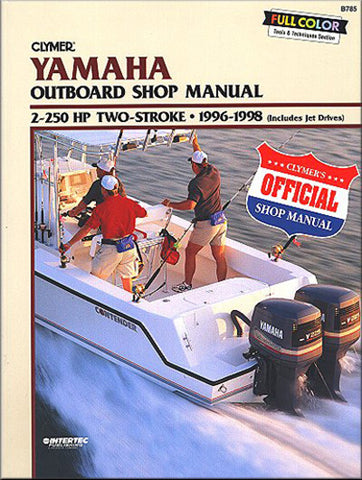 CLYMER B785 MANUAL 2-STROKEOB 2-250HP 96-98