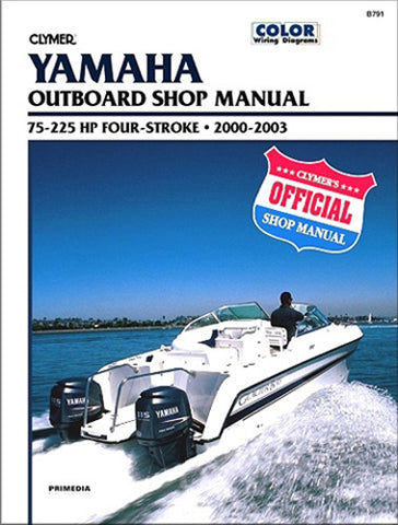 CLYMER CLYMER MANUAL YAMAHA 4STRK OTBD 72-225HP 00-03 B791-2