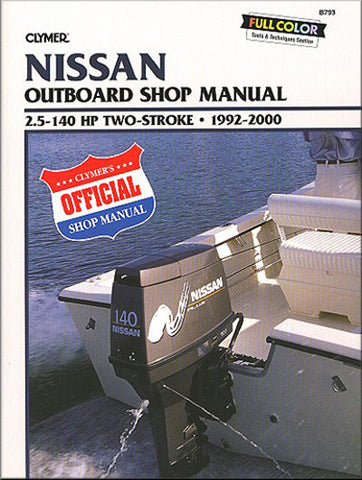 CLYMER B793 MANUAL NISSA 2-STROKE OB 92-00