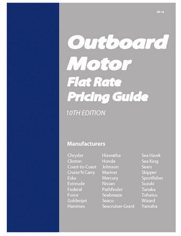 CLYMER CLYMER MANUAL OUTBOARD MOTOR FLAT RATE OF10