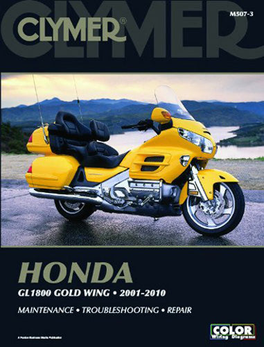 CLYMER M507-3 MANUAL GL1800 GOLD WING 200-2010