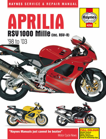 CLYMER APRILIA HAYNES MANUAL M4255