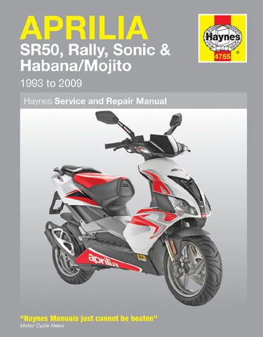 CLYMER APRILIA HAYNES MANUAL M4755