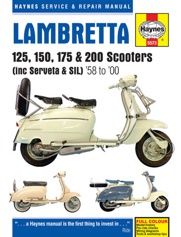 CLYMER LAMBRETTA HAYNES MANUAL M5573