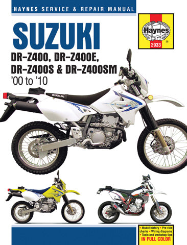 CLYMER SUZUKI HAYNES MANUAL M2933