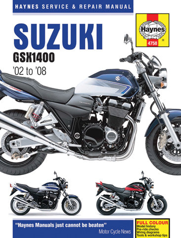 CLYMER SUZUKI HAYNES MANUAL M4758