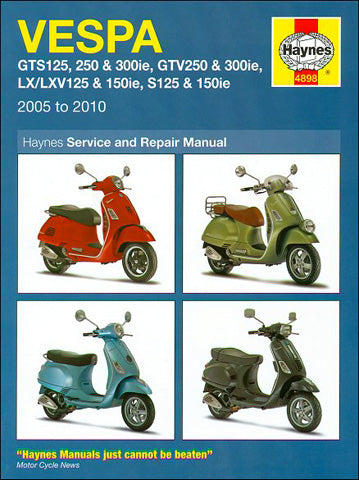 CLYMER VESPA HAYNES MANUAL M4898